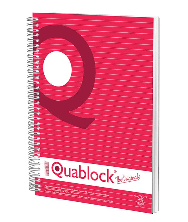 CAIET SPIRA A4 120 FILE DICTANDO QUABLOCK PIGNA