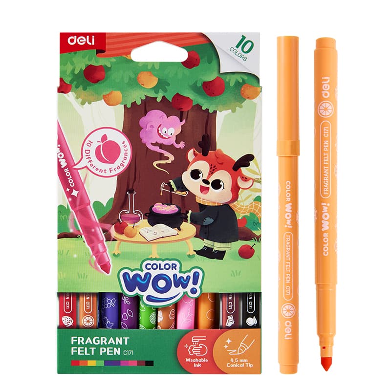 CARIOCI PARFUMATE 10 CULORI WASHABLE DELI