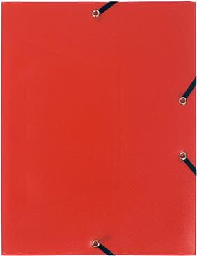 MAPA PLASTIC CU ELASTIC A4 ROSU EXACOMPTA