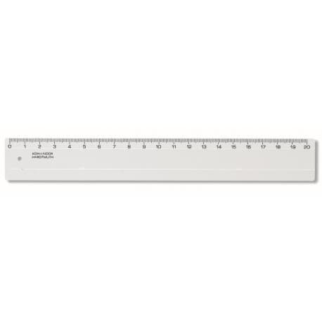 RIGLA 20CM TRANSPARENTA KOH-I-NOOR