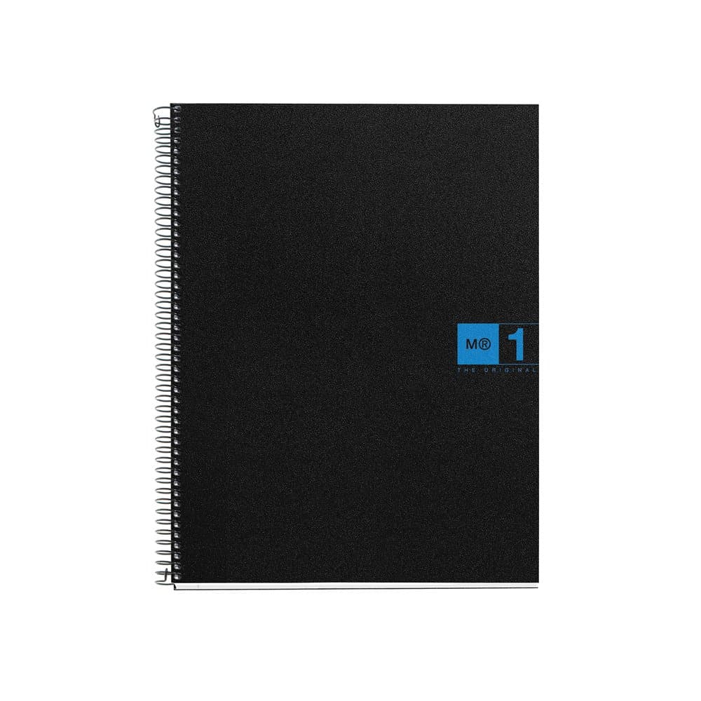 Caiet cu spira Miquelrius Originals, A5, matematica, 80 file, negru-bleu