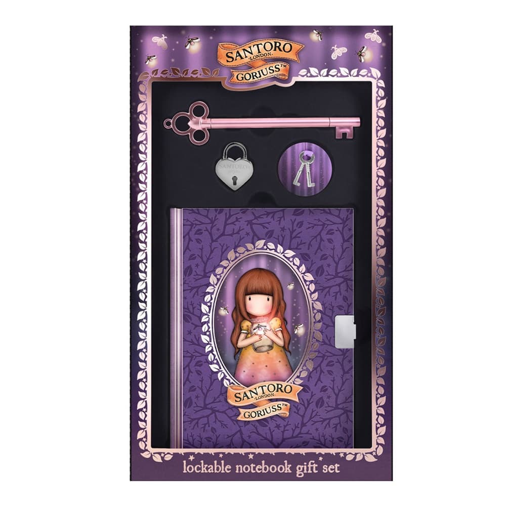 Jurnal Gorjuss Firefly Dawn, cu lacatel, pix design cheie