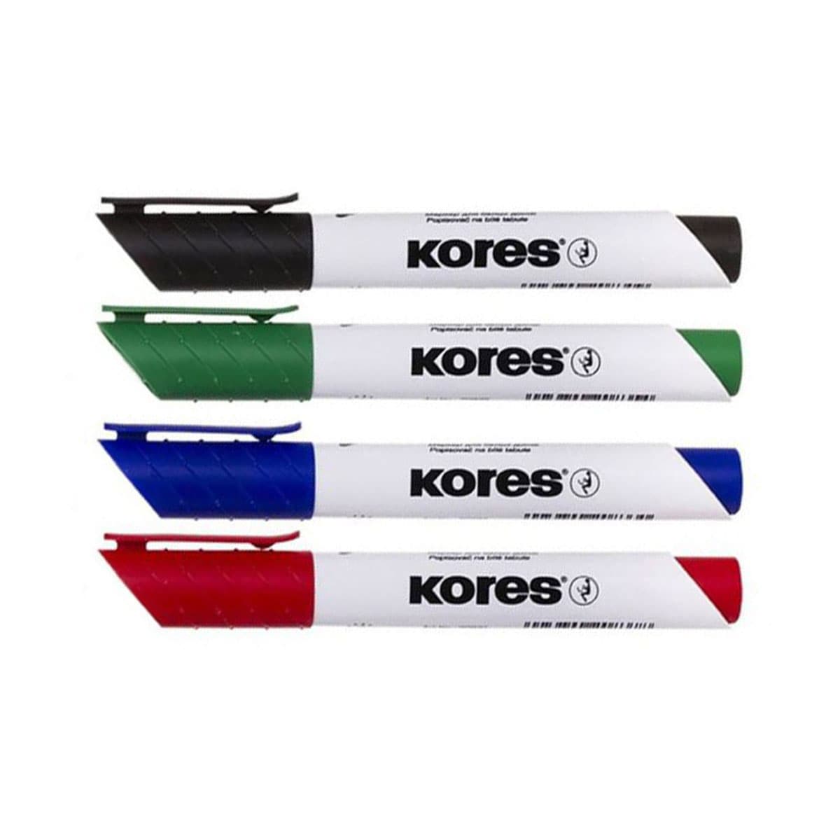 Set markere pentru taba Kores, 4 bucati, culori asortate