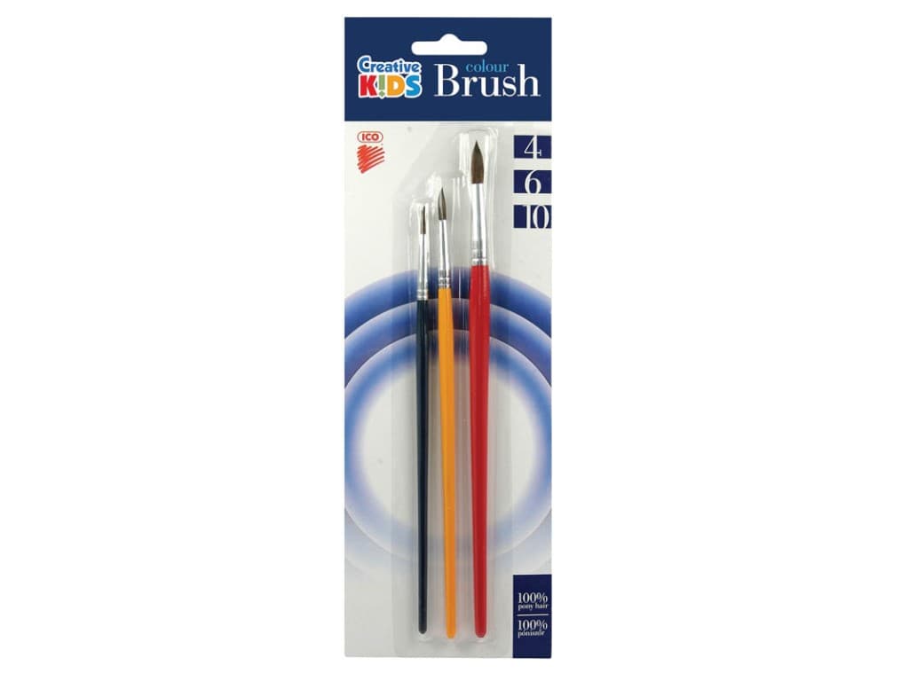 Pensule mărime 4/6/10 ICO CK 3/set