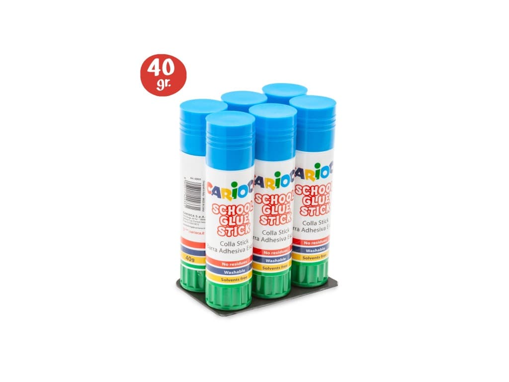 Lipici stick 40 g Carioca 6 buc/display