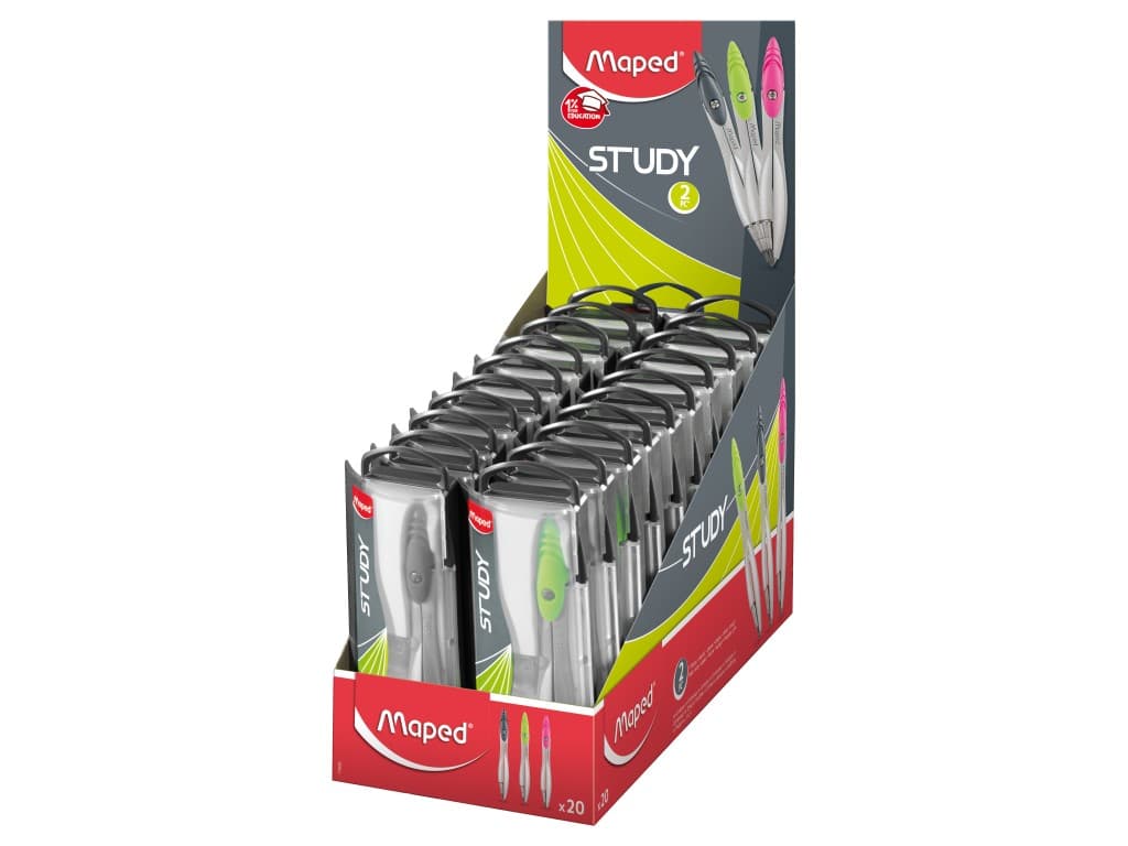 Compas Maped Study vârf 2 mm blister