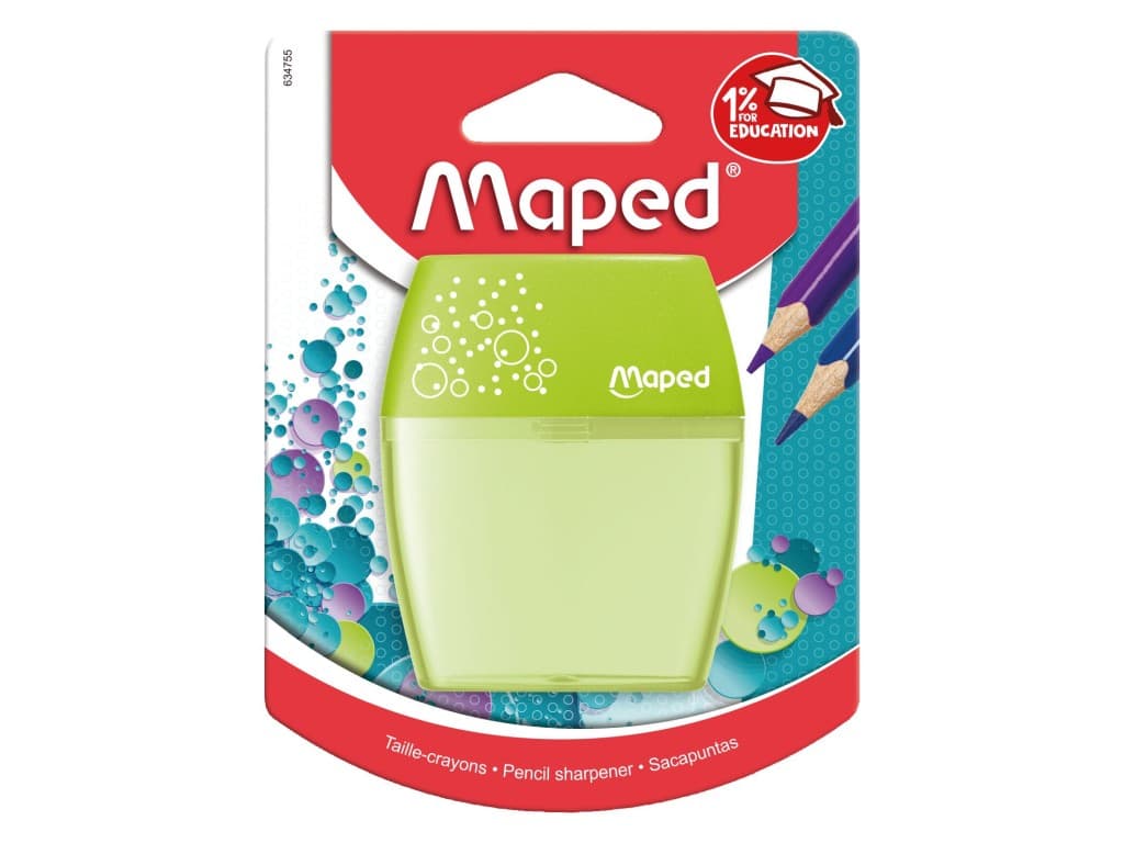 Ascuțitoare Maped Shaker dublă cu rezervor blister