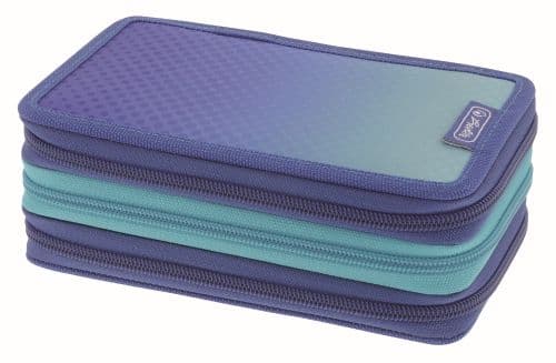 PENAR ECHIPAT 31 PIESE 3 FERMOARE DIP DYE ALBASTRU/TURCOAZ