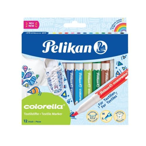 CARIOCA COLORELLA TEXTILE SET12 BLISTER