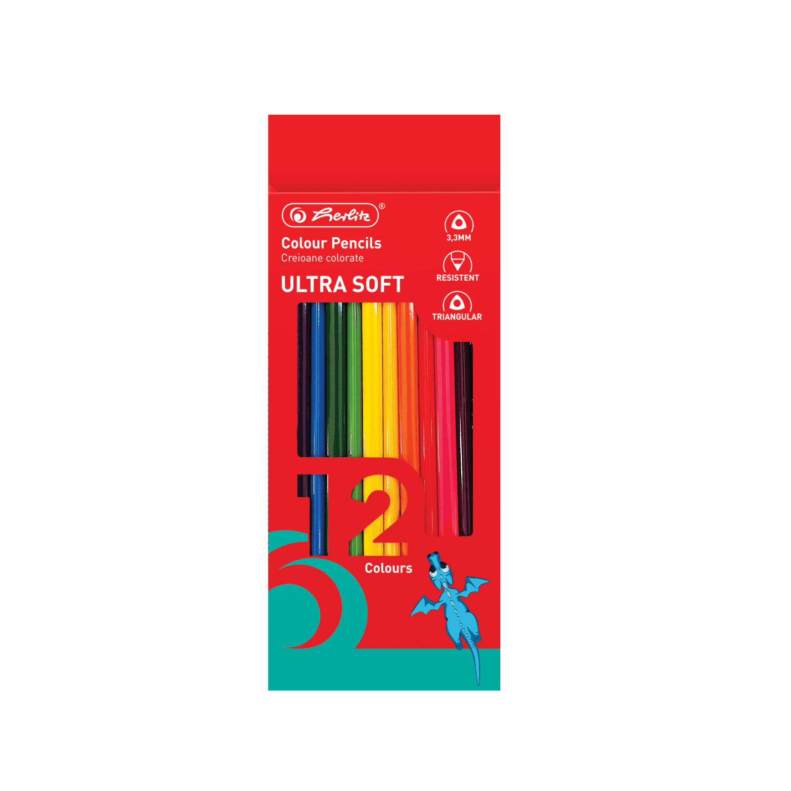 CREIOANE COLORATE ULTRASOFT TRIUNGHIULARE 3.3MM SET12