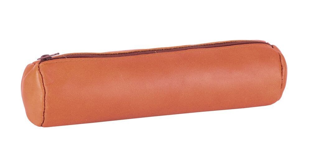 PENAR TIP ETUI ROTUND OXFORD PIELE NATURALA CARAMEL