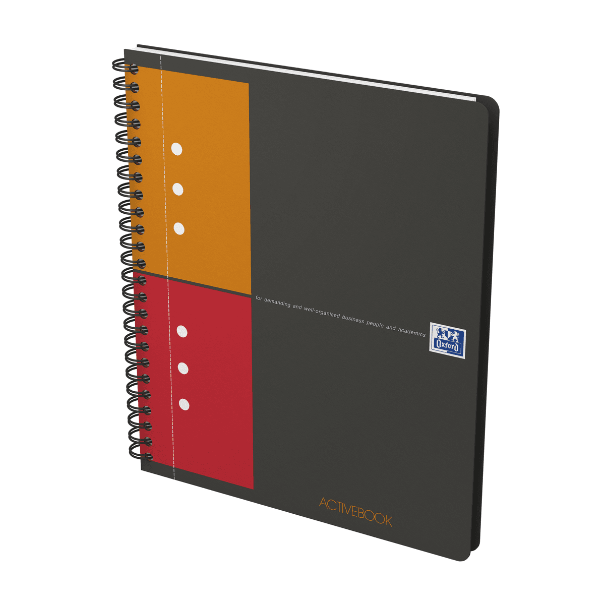 AGENDA ORG OXFORD INTERNATIONAL ACTIVE BOOK A5+ 80F SPIRA PEFC PATRATELE GRI