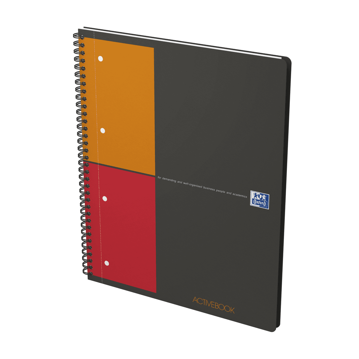 AGENDA ORG OXFORD INTERNATIONAL ACTIVE BOOK A4+ 80F SPIRA PEFC PATRATELE GRI