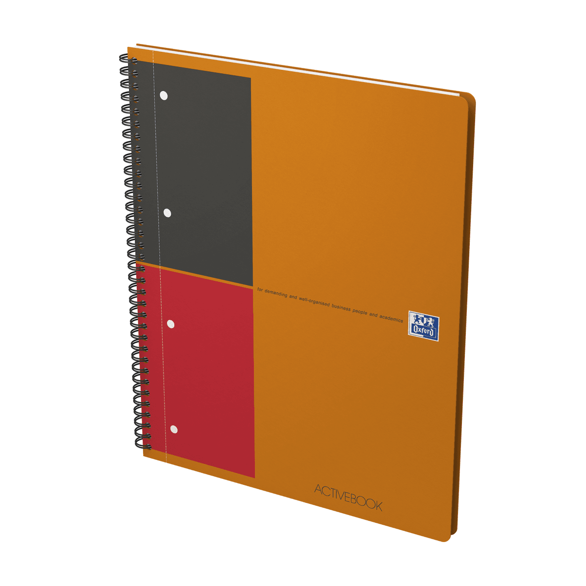 AGENDA ORG OXFORD INTERNATIONAL ACTIVE BOOK A4+ 80F SPIRA PEFC DICTANDO PORTOCALIU