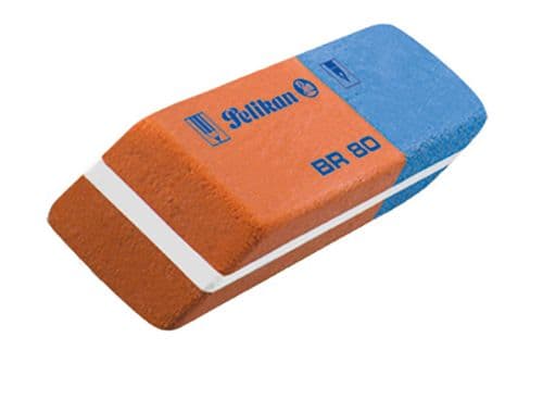 RADIERA BR80 CAUCIUC ROSU/ALABSTRU SET80