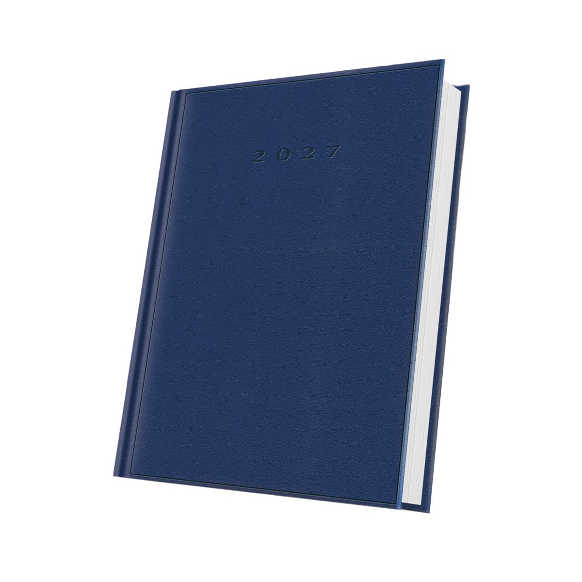 AGENDA DATATA A5 352PAG COPERTA BURETATA ALBASTRU 2027