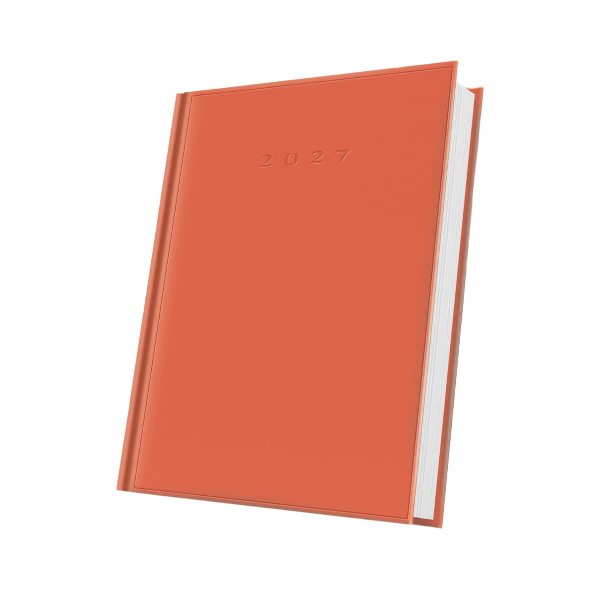AGENDA DATATA A5 352PAG COPERTA BURETATA PORTOCALIU 2027