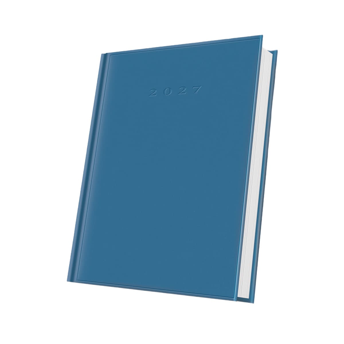AGENDA DATATA A5 352PAG COPERTA BURETATA ALBASTRU NORDIC 2027