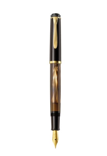 STILOU CLASSIC M200 F BROWN MARBLED PENITA OTEL+ACCESORII PLACATE AUR MARO MARMOR