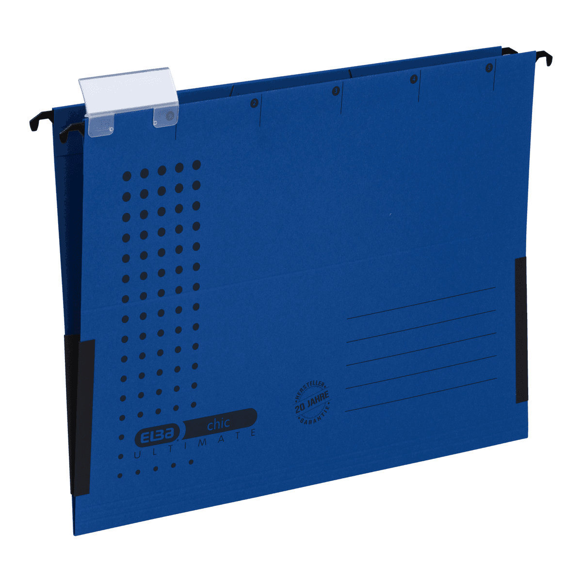 DOSAR SUSPENDAT CU BURDUF ELBA ULTIMATE A4 330F 240G/MP BLUE ANGEL ALBASTRU INCHIS