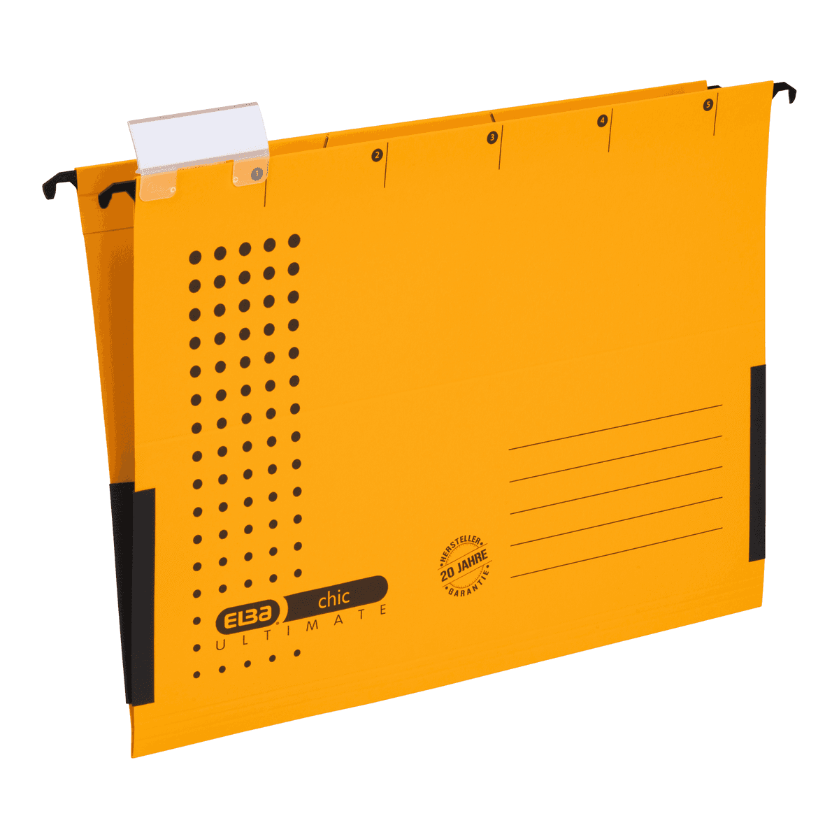 DOSAR SUSPENDAT CU BURDUF ELBA ULTIMATE A4 330F 240G/MP BLUE ANGEL GALBEN