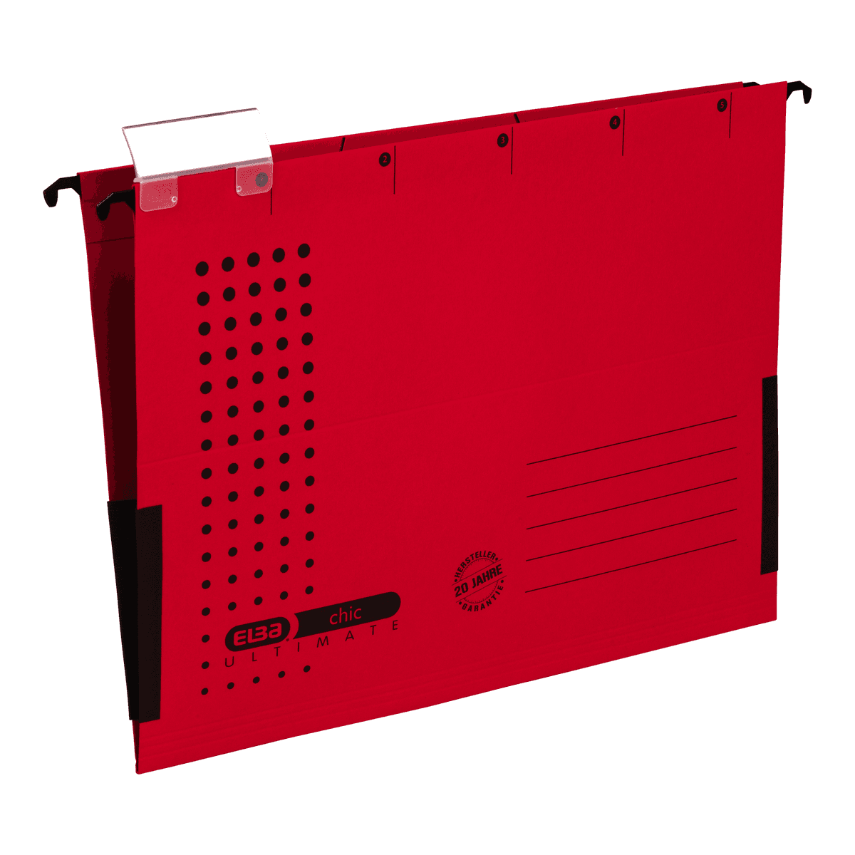 DOSAR SUSPENDAT CU BURDUF ELBA ULTIMATE A4 330F 240G/MP BLUE ANGEL ROSU