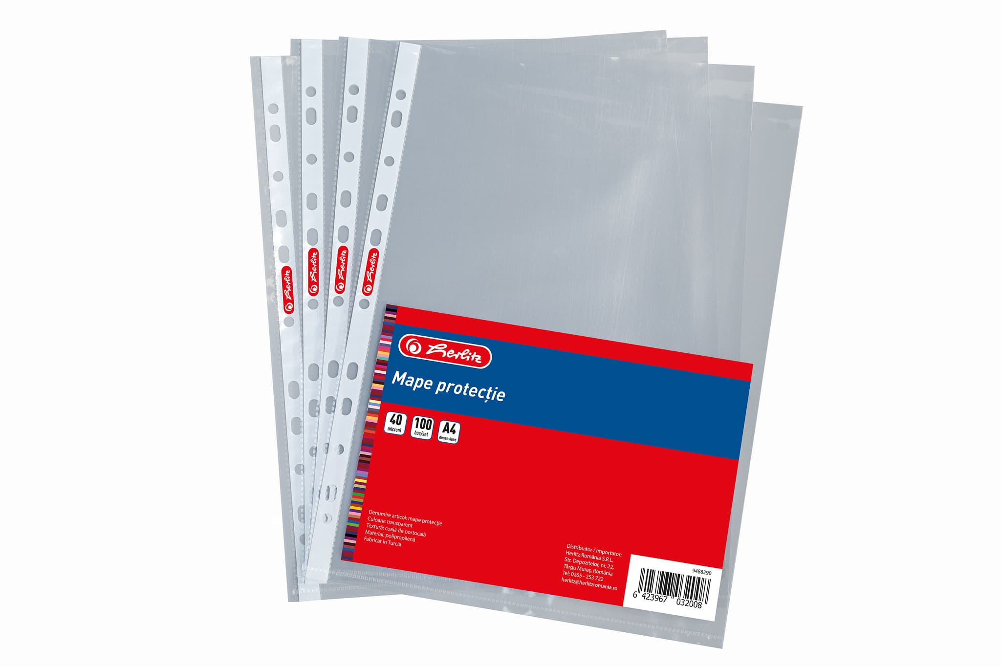 MAPE PROTECTIE A4 40MIC SET100