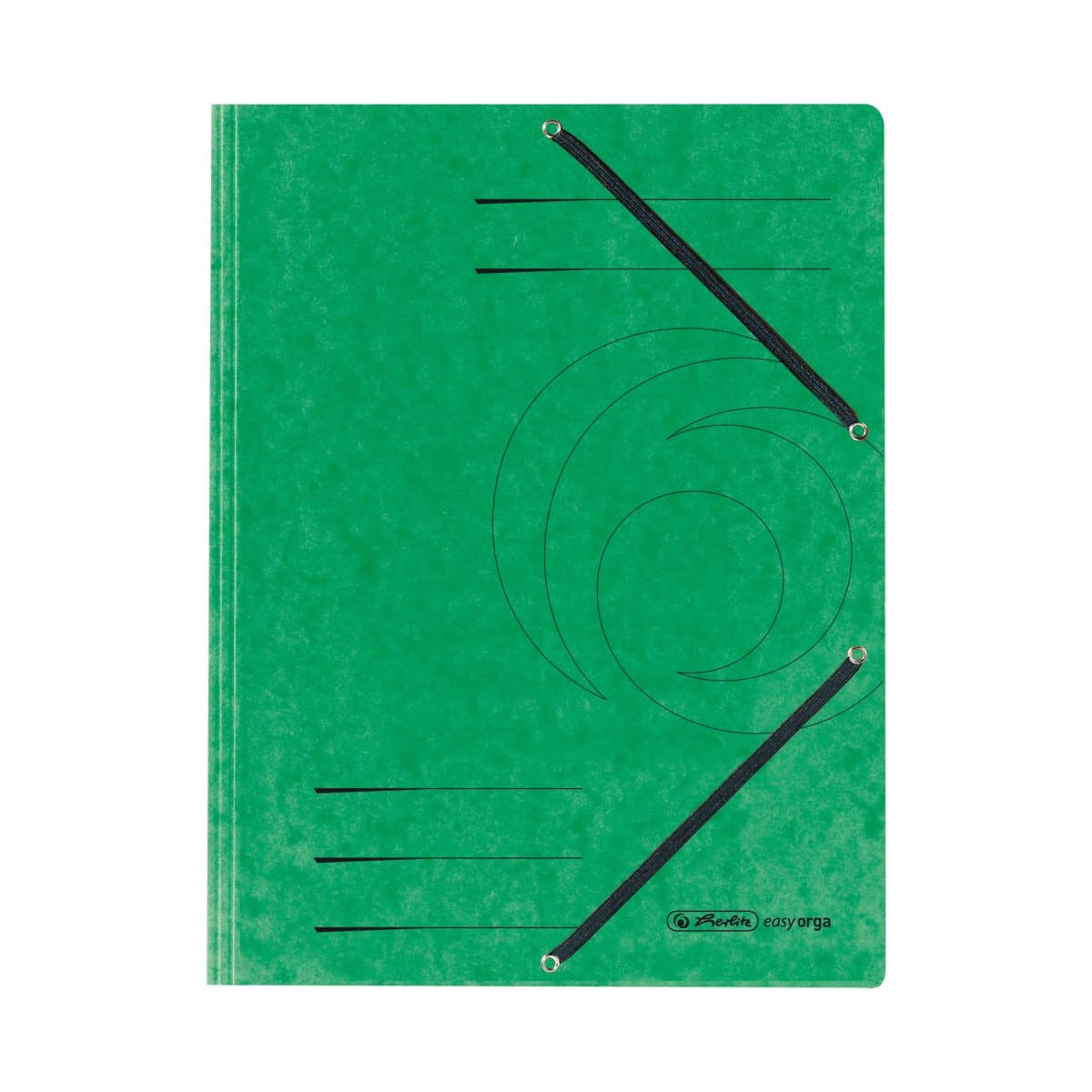 DOSAR CARTON PLIC A4 INCHIDERE ELASTIC VERDE