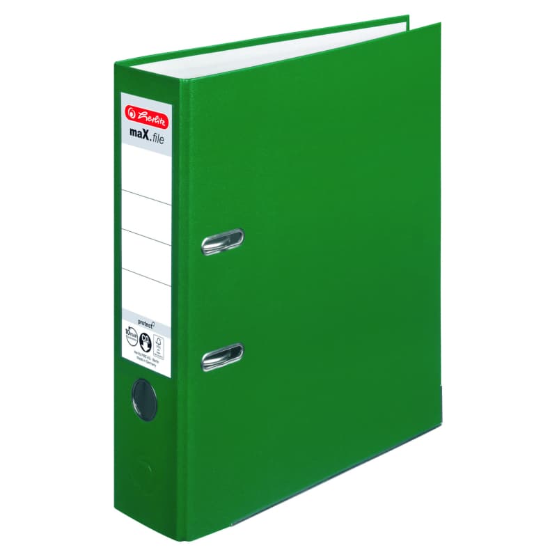 BIBLIORAFT A4 7,5CM PP VERDE HERLITZ