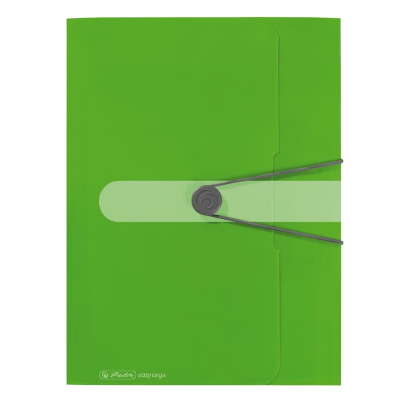 MAPA A4 EOTG PP 30MM BUTON ELASTIC VERDE OPAC