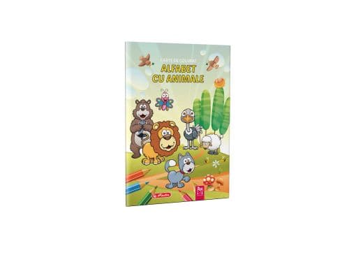 CARTE DE COLORAT A4 16PAG ALFABET CU ANIMALE