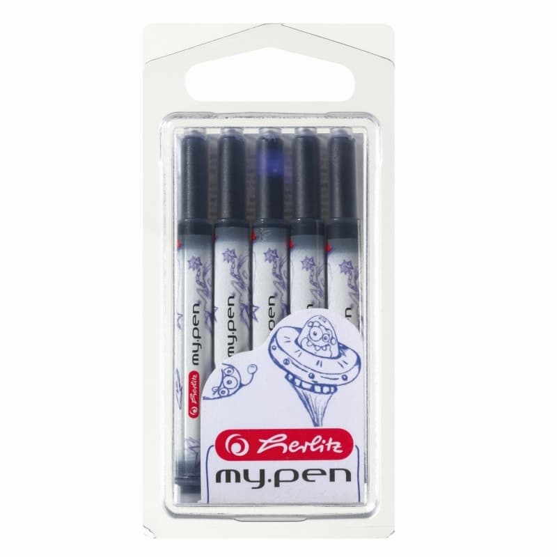 PATROANE CERNEALA MY.PEN ALBASTRU SET5 CUTIE DISPLAY