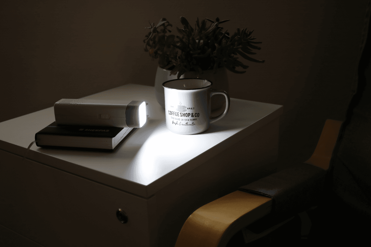 LAMPA UNILUX LED PORTABILA POCKETLIGHT ALB/GRI
