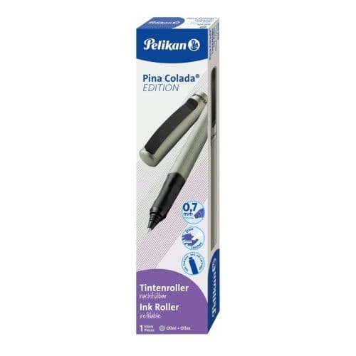 ROLLER PINA COLADA EDITION 0.7MM +1REZERVA OLIVE METALIZAT CUTIE CARTON