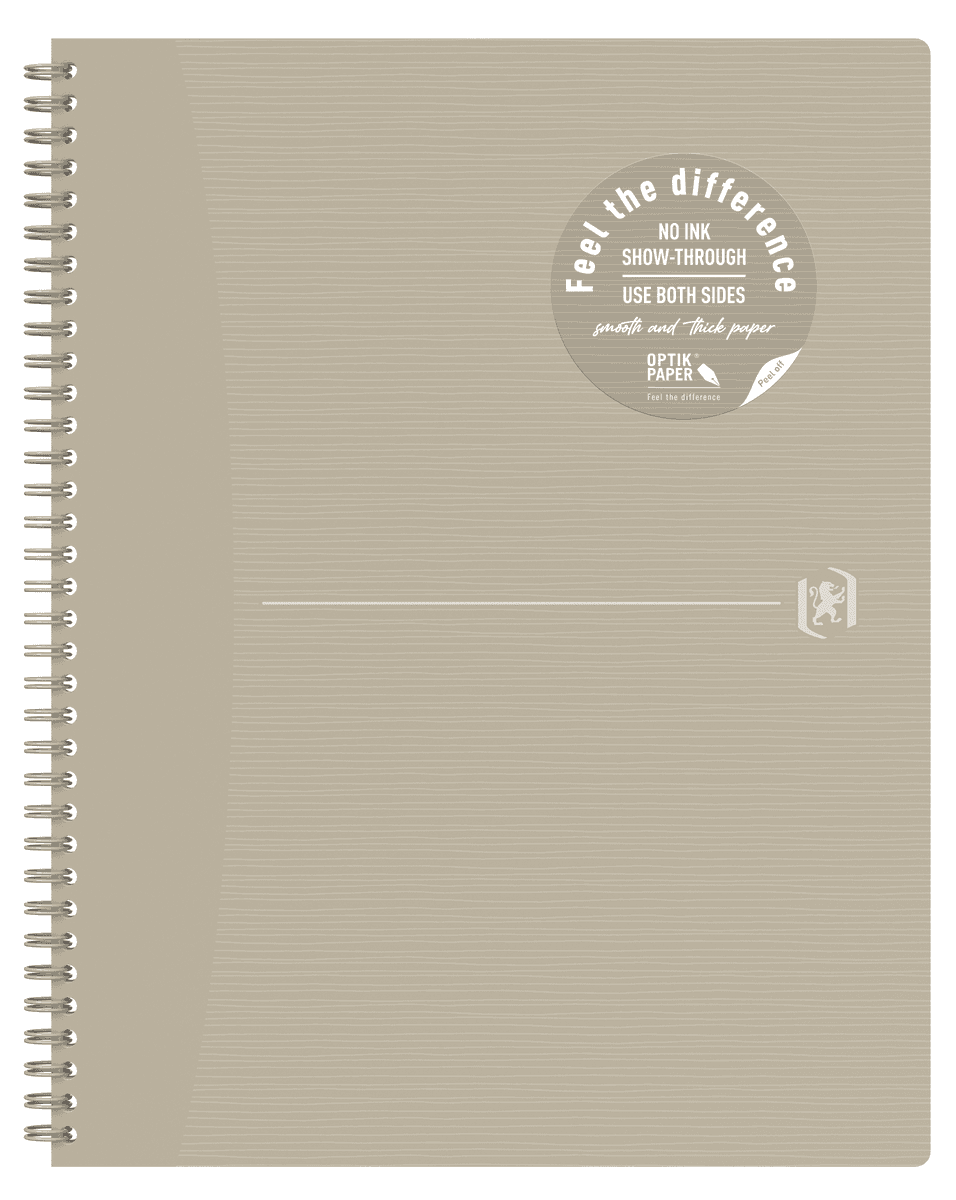 CAIET OXFORD ORIGINS A4+ 70F SPIRA SCRIBZEE ECOLABEL DICTANDO BEJ