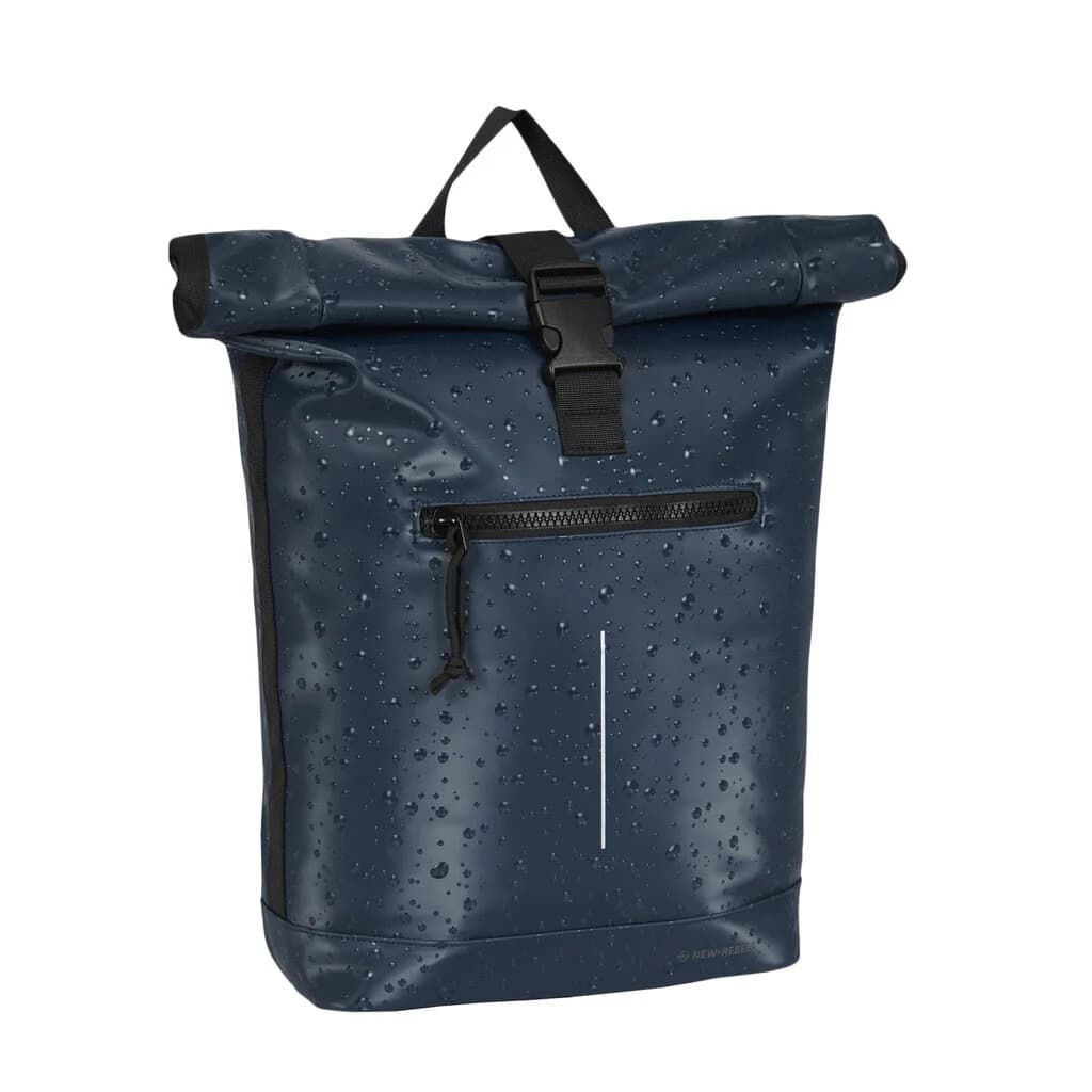 RUCSAC NEW REBELS DROPLETS-NEW YORK ROLLTOP 43X30X12CM NAVY