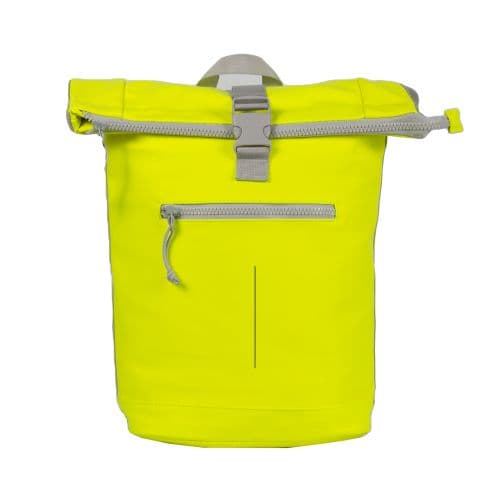 RUCSAC NEW REBELS MART-NEW YORK ROLLTOP 43X30X12CM GALBEN NEON