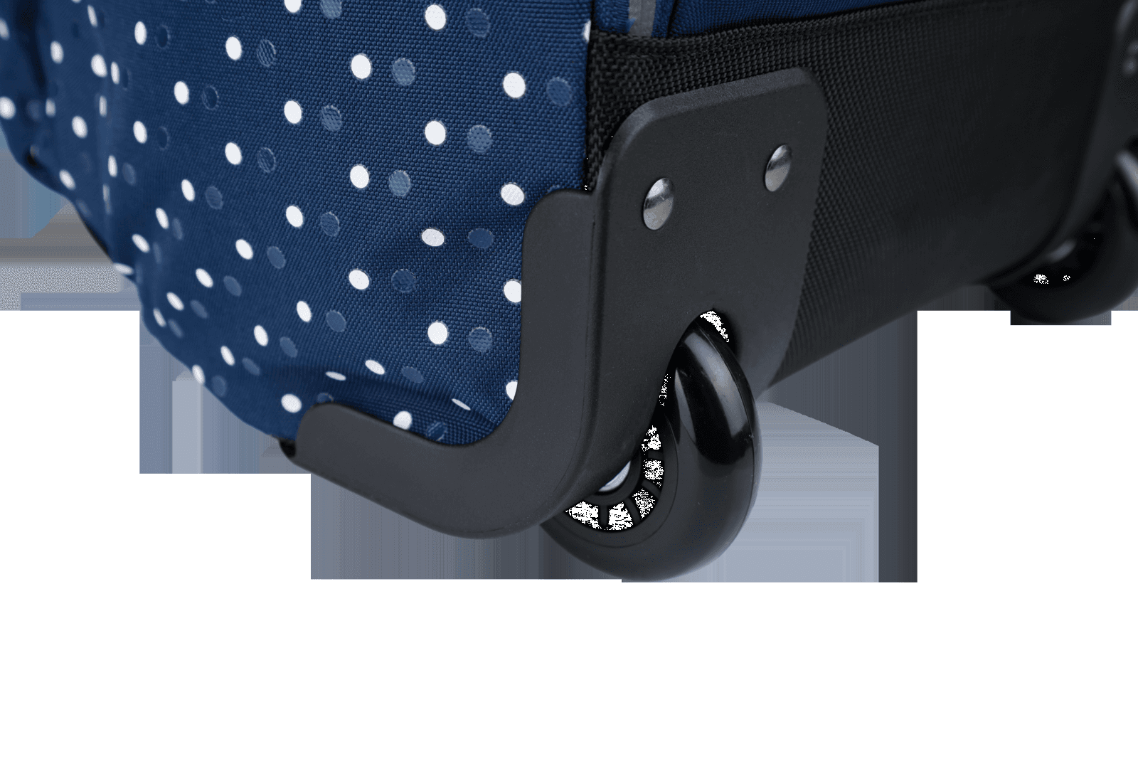 RUCSAC OXFORD TROLLEY DOTS 3 COMPARTIMENTE 44X29X22CM ALBASTRU INCHIS