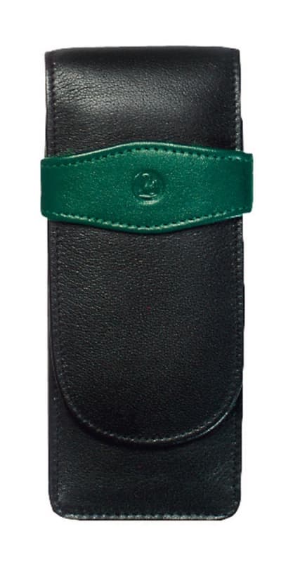 ETUI DE PIELE TG32 3 INSTRUMENTE NEGRU/VERDE