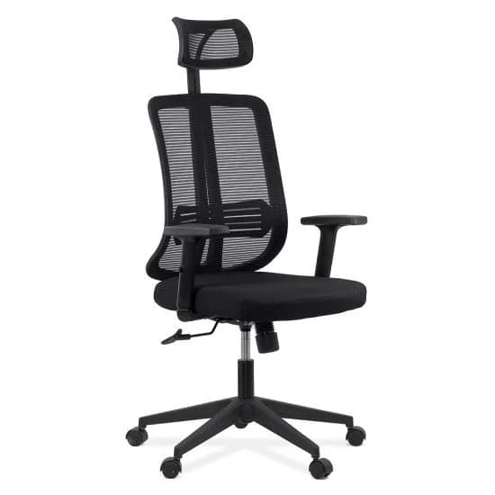 Scaun ergonomic din plasa cu tetiera si brate reglabile OFF 402 negru