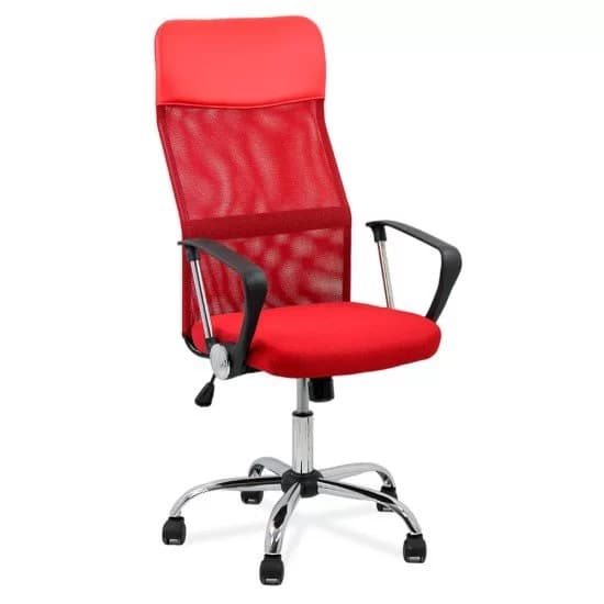 Scaun de birou OFF 907 rosu