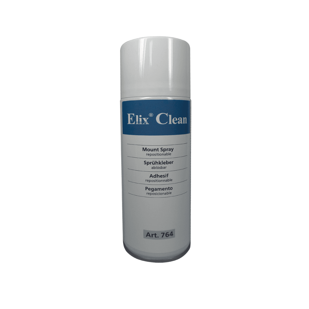 Spray adeziv non-permanent, detasabil/repozitionabil, 400 ml, ELIX Clean