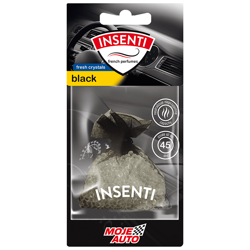 Air Freshener INSENTI Fresh Crystals - black, 20g