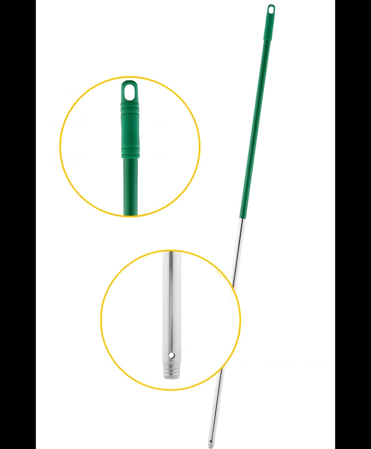 Coada din aluminiu 140cm, albastra