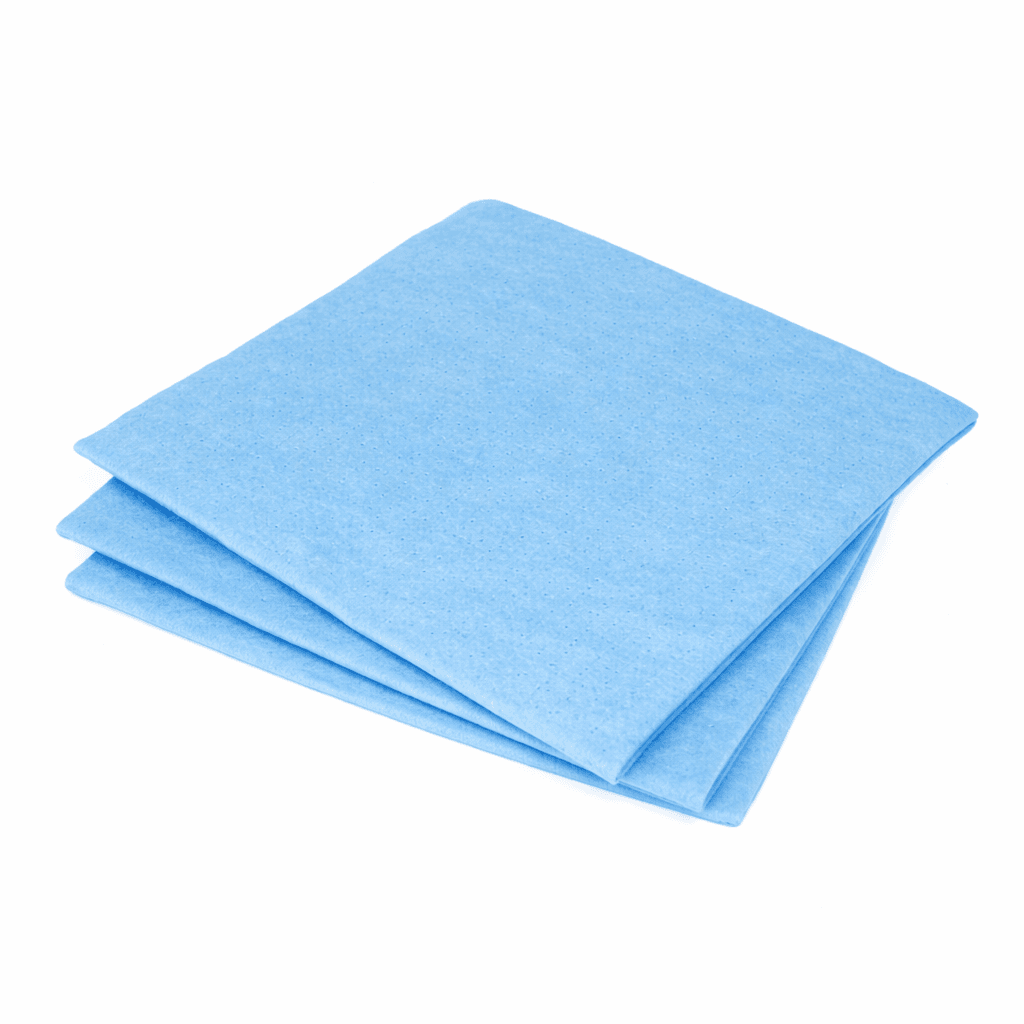Lavete universale, 38 x 35cm, 10 buc/set, 140gsm, ideale pt. Horeca, nu lasa scame, CleanUp - bleu