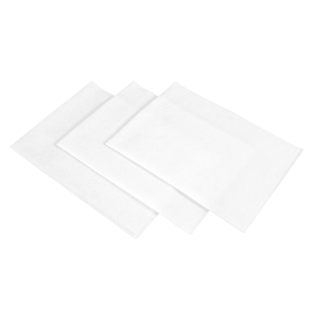 Lavete profesionale pentru Horeca, industrie, suprafata fina, 34 x 30 cm, 50 buc/pachet - albe