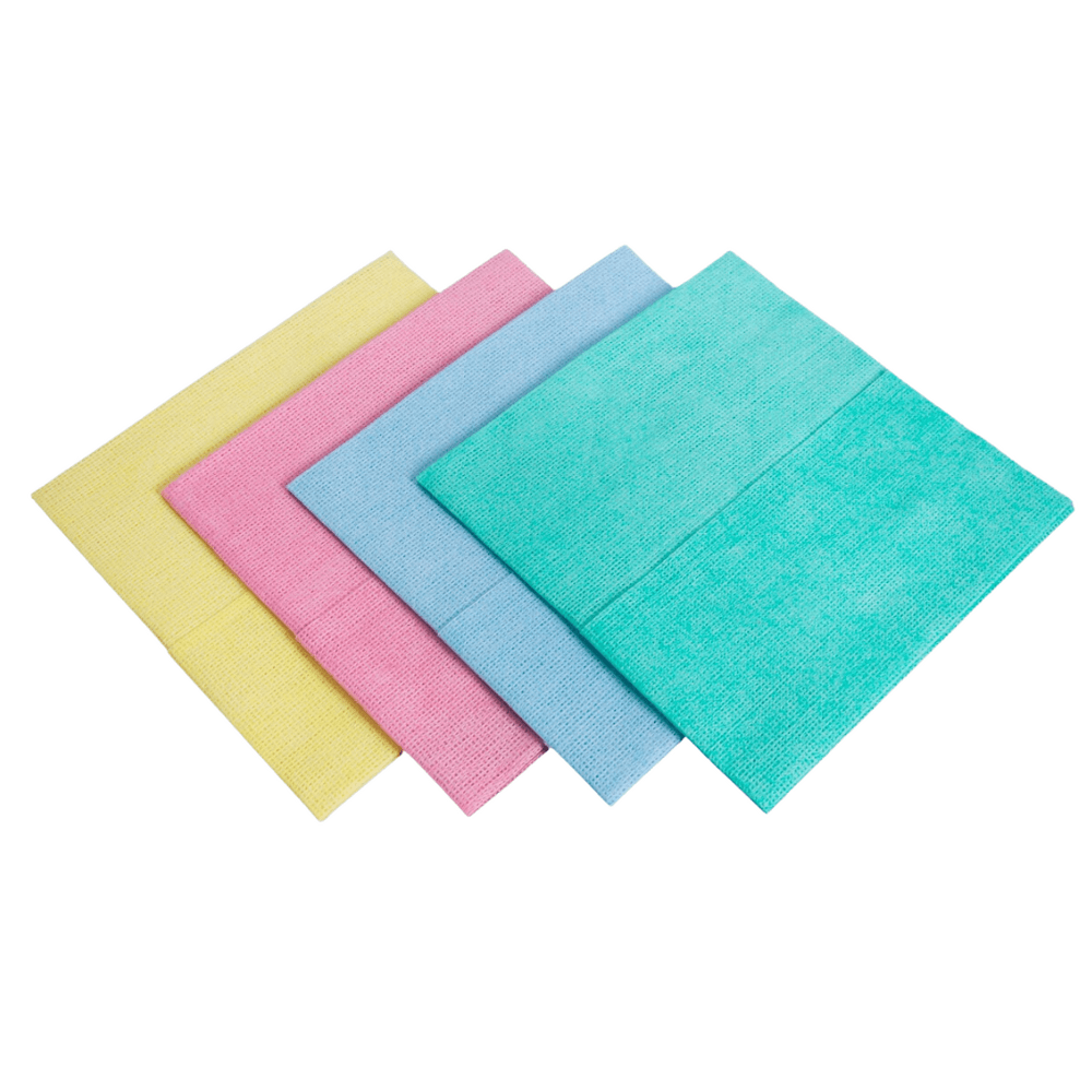 Lavete profesionale pentru Horeca, industrie, suprafata fina, 40 x 37.5 cm, 50 buc/pachet - galben p