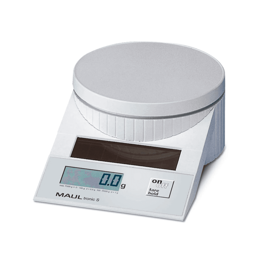 Cantar pentru corespondenta, solar, MAUL tronic S, 2000 g - alb