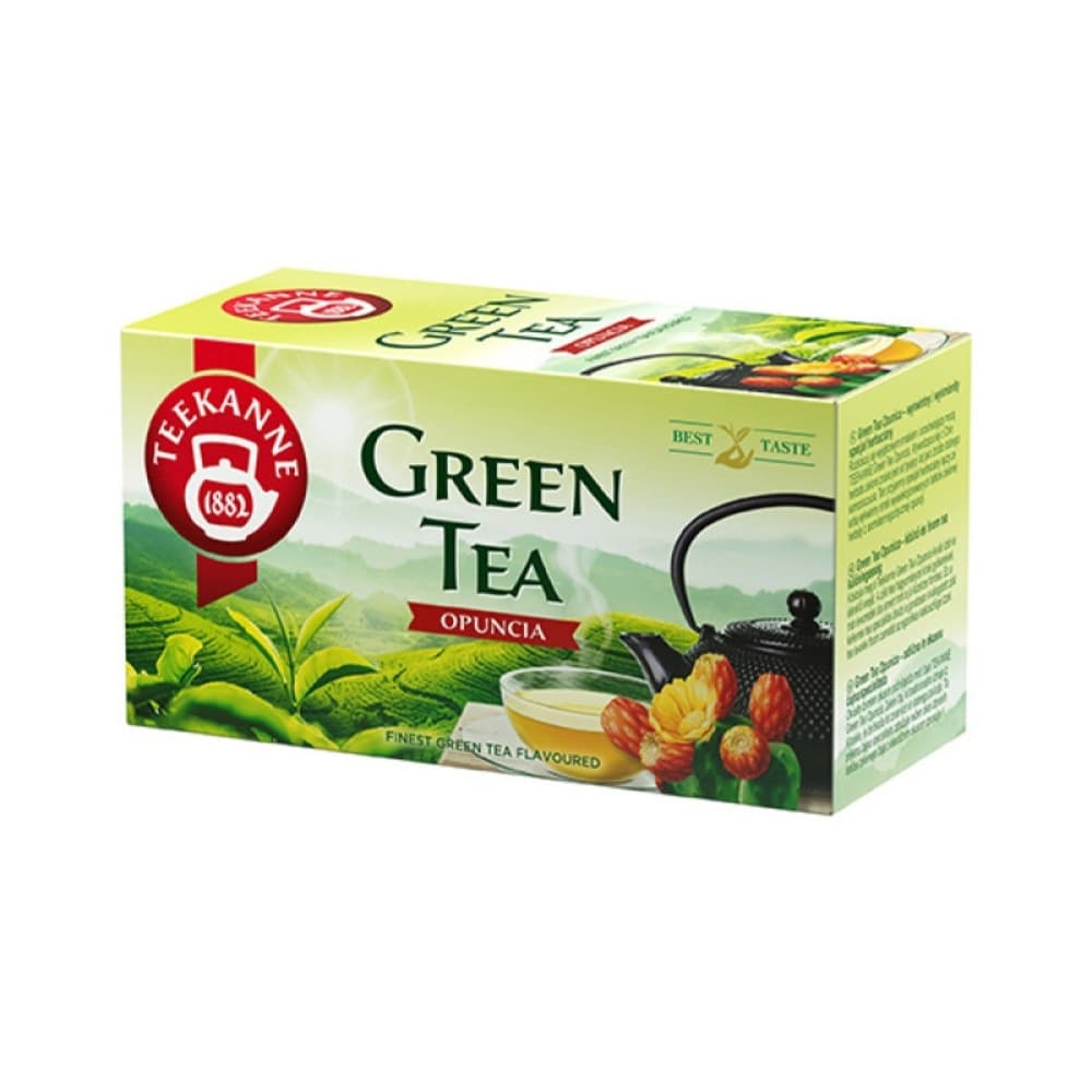 Ceai TEEKANNE, Green Tea, prickly pear, 20 plicuri/cutie