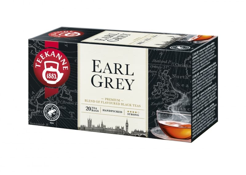 Ceai TEEKANNE Earl Grey, black, 20 plicuri/cutie